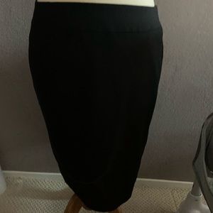 Black Worthington Pencil Skirt